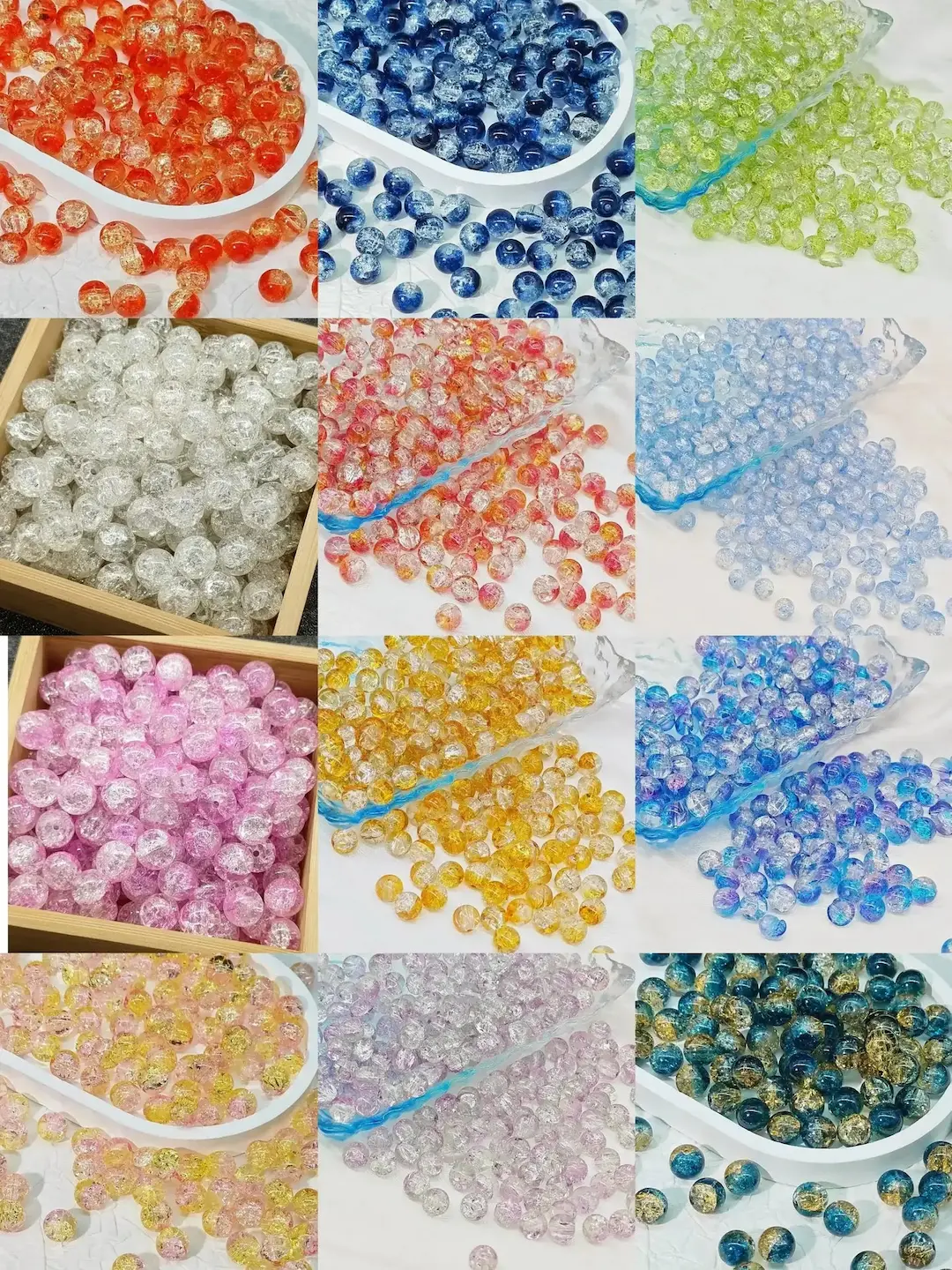[Renew+10% Extra]【Color Match+Letter Match】DIY Glass Beads Blind Bags for Bracelet - Open in live - Image 3