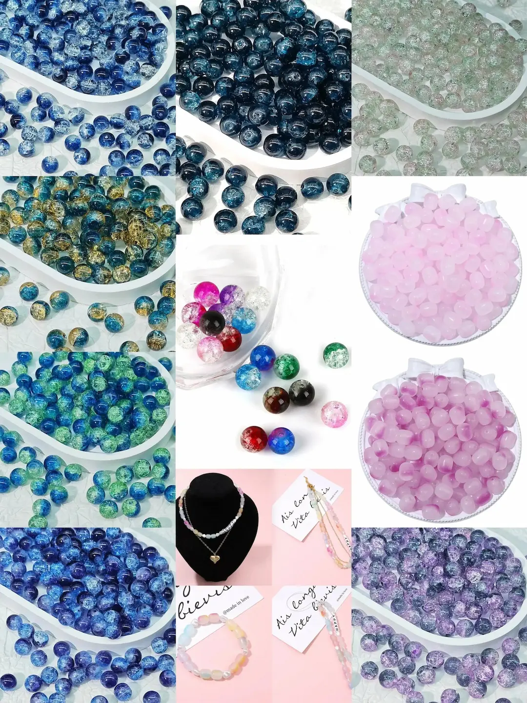 [Renew+10% Extra]【Color Match+Letter Match】DIY Glass Beads Blind Bags for Bracelet - Open in live - Image 4