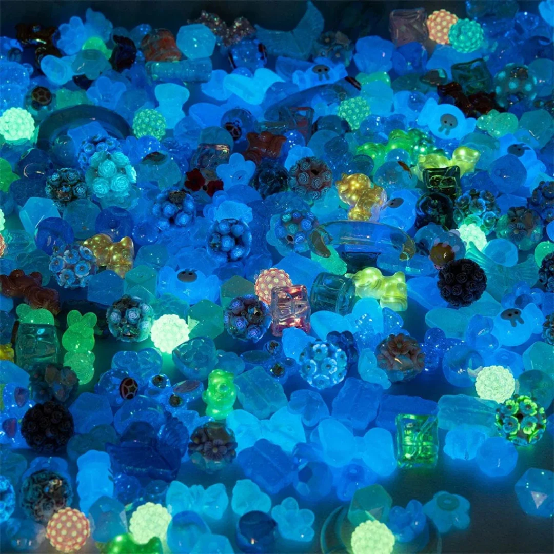 Glowing Beads Blind Bag for Beadable Pen/Keychain - Open in live - Image 3