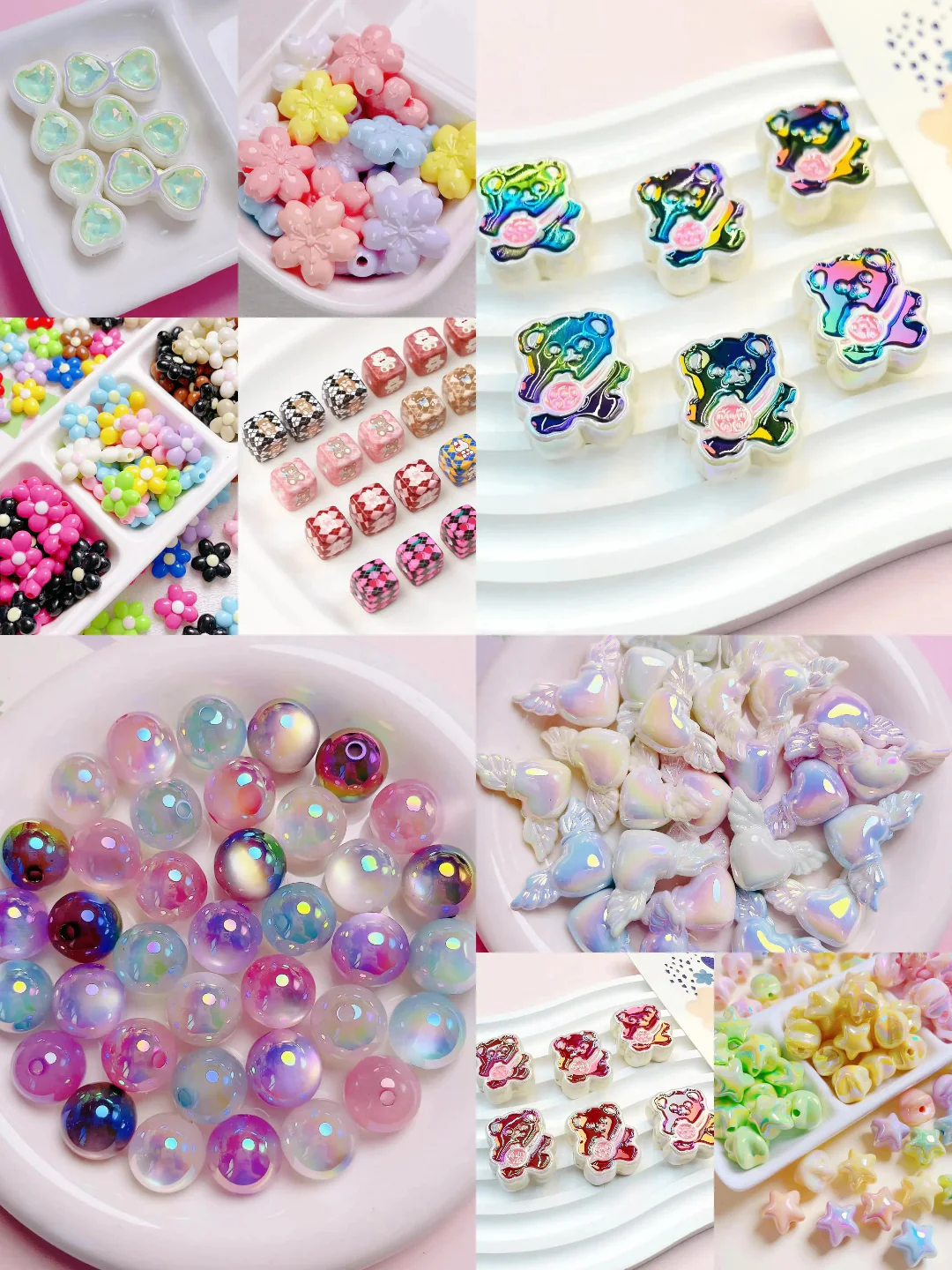 Acrylic Beads Blind Bags for Beadable Pen/Key Chain - Open in live - Image 3