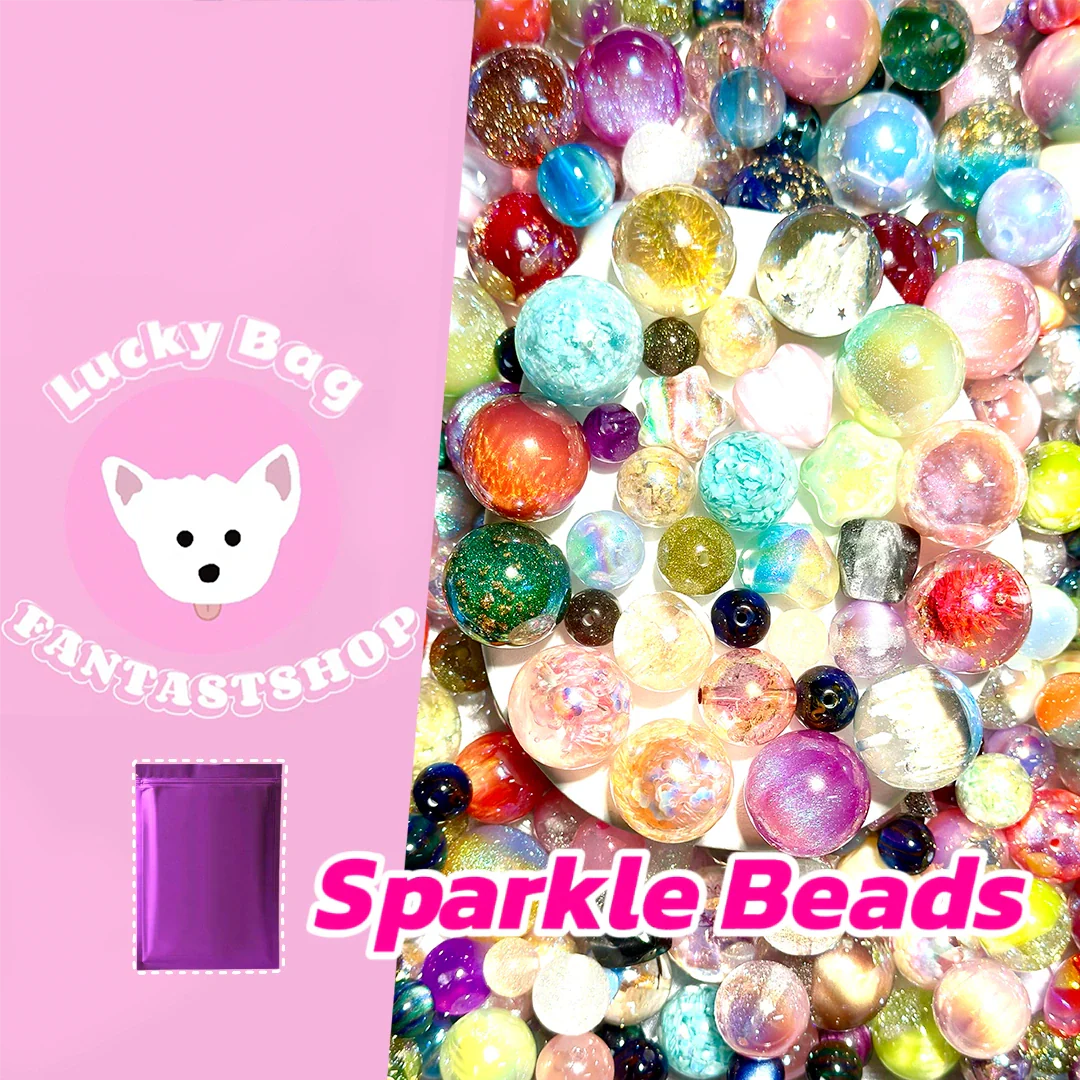 [Today's Special+10% Extra] Sparkle Beads Blind Bag for Keychain - Open in live