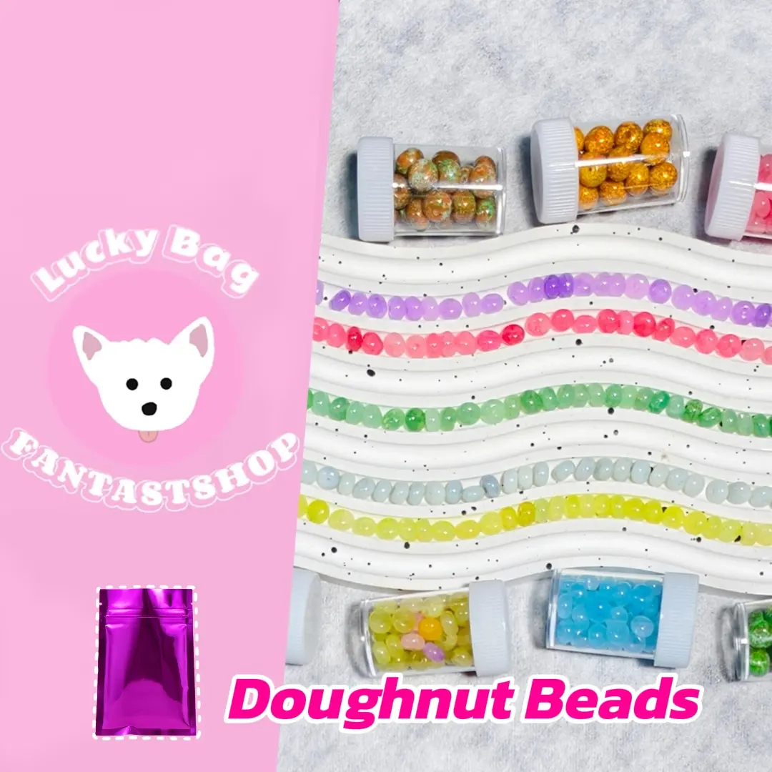 [Today's Special+10% Extra][Limited] Doughnut Beads Blind Bags for Bracelet/Keychain - Open in live