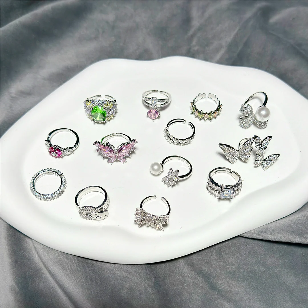 Zircon Diamond Ring Blind Bag- Open in live - Image 3