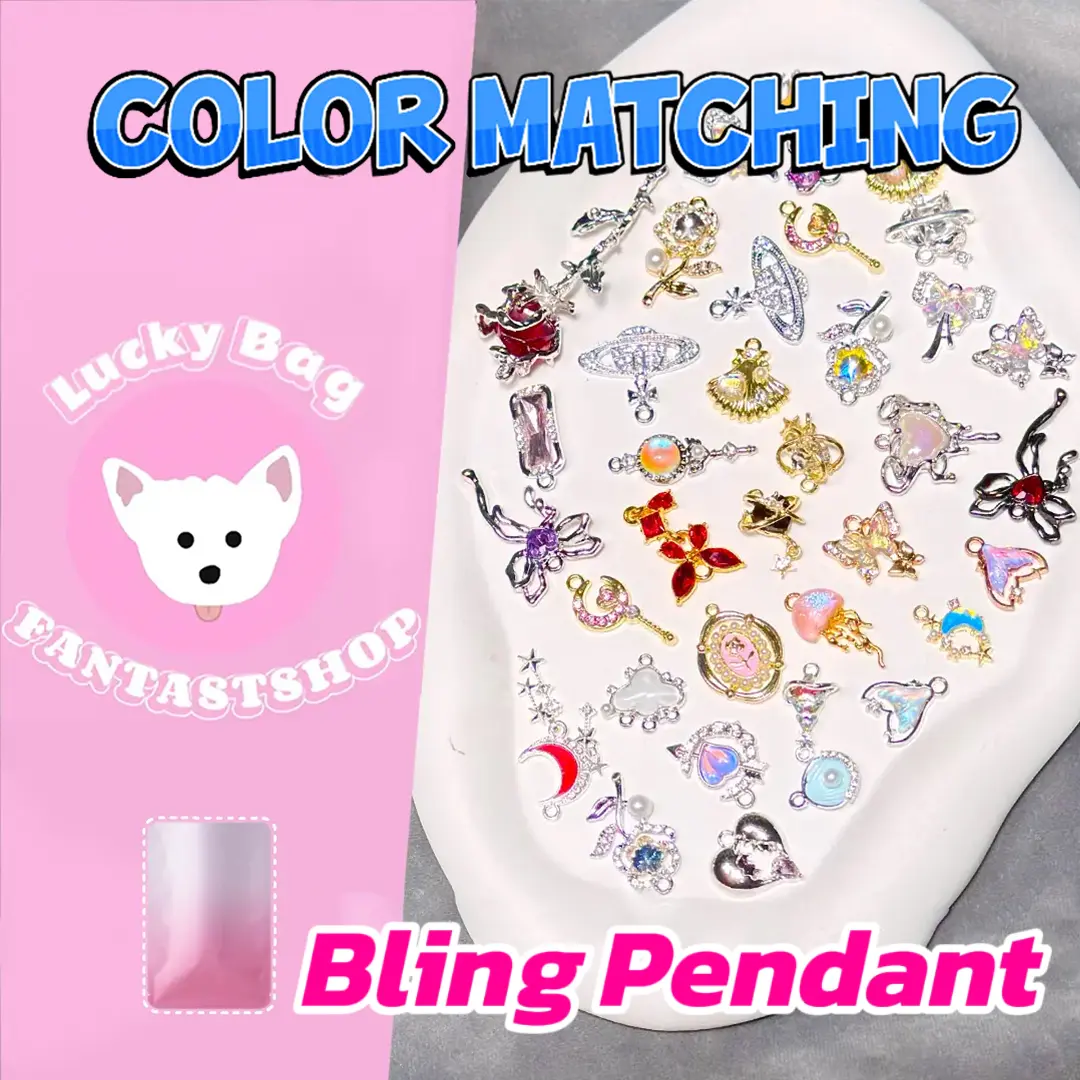 Bling Pendant Blind Bag for Bracelet/Phone/Key Chain/Necklace- Open in live