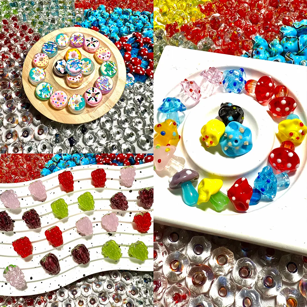 Handmade Glazed Beads for Bracelet - Open in live - Image 3