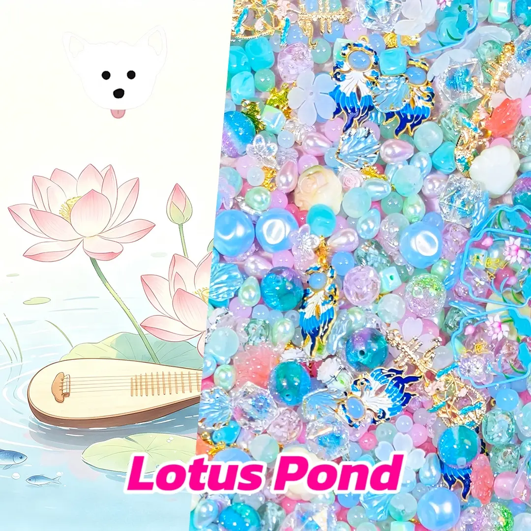 Lotus Pond for Hanging/Pen - Open in live