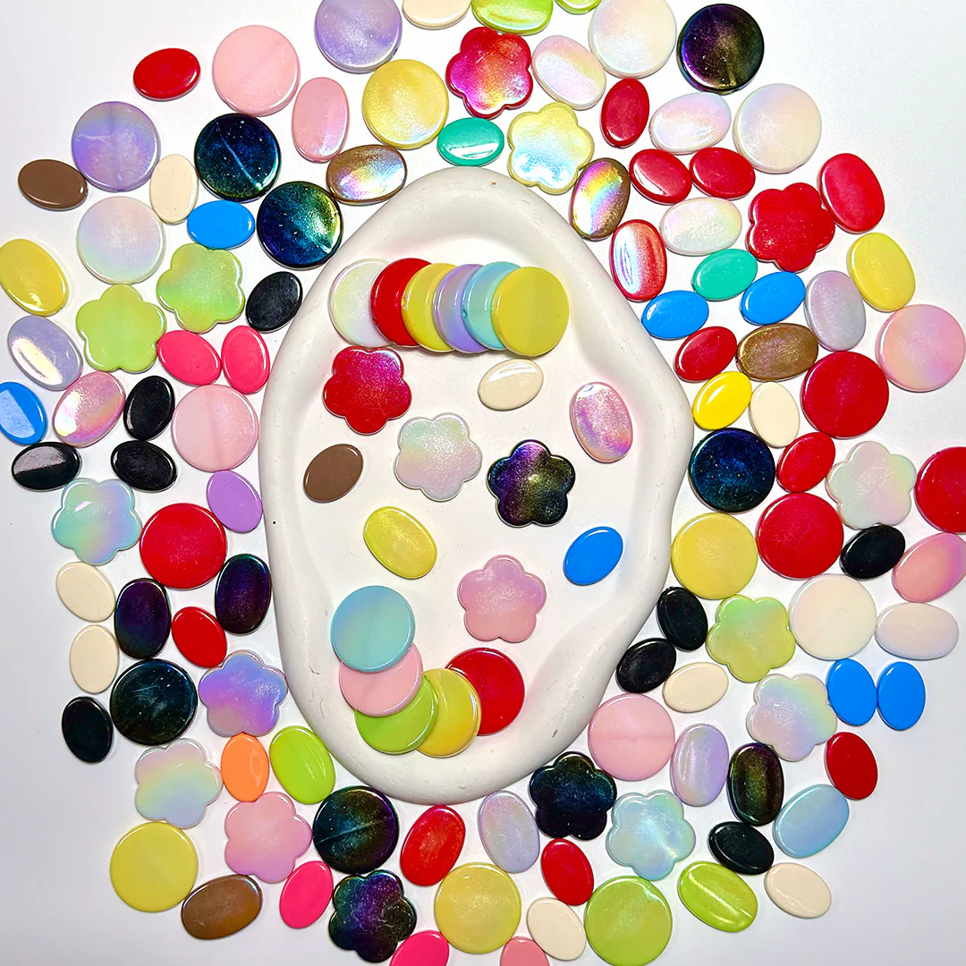 【Offline-Packing】Colored flat beads - Image 2