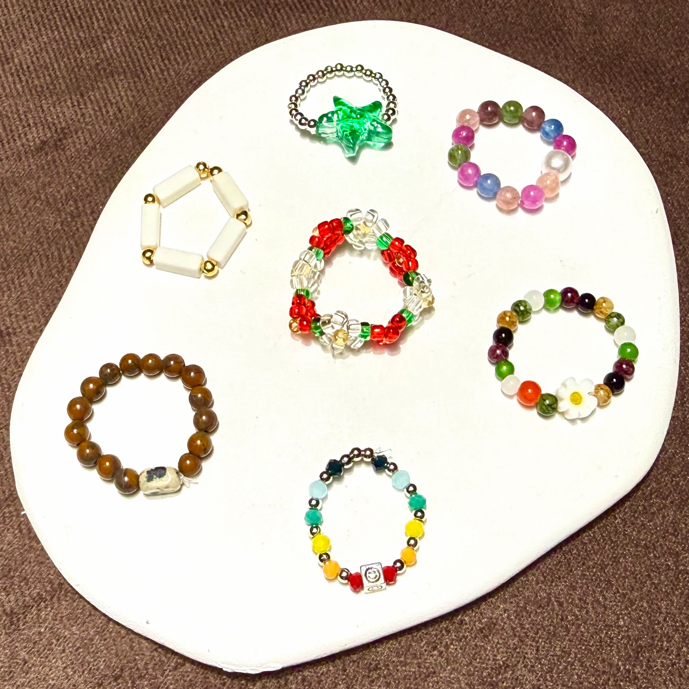 Seed Beads Ring - Open in live - Image 3