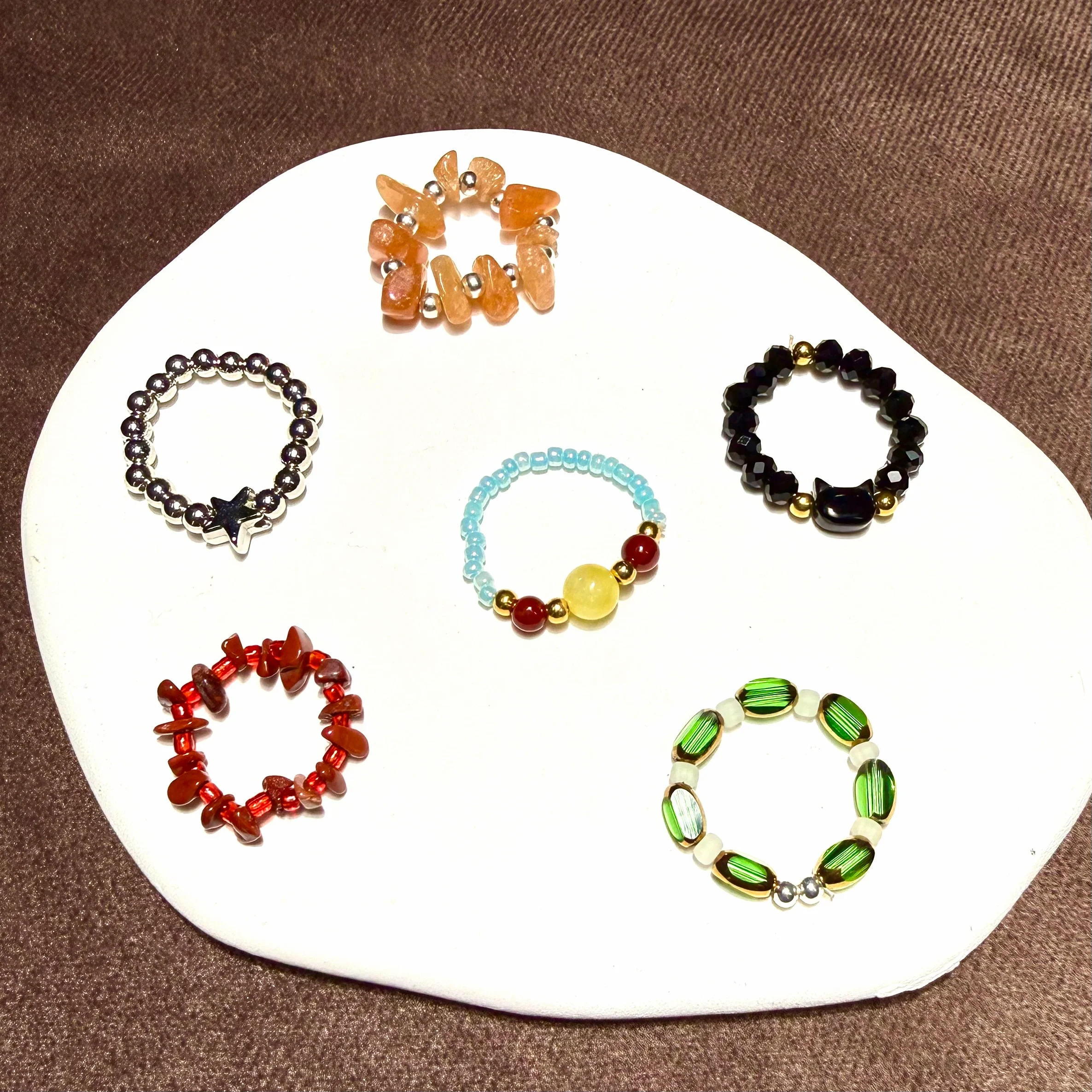 Seed Beads Ring - Open in live - Image 4