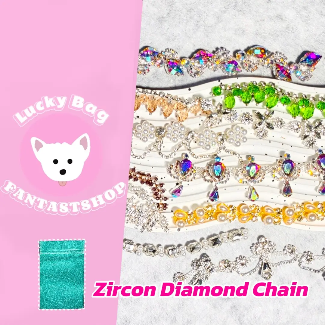 Zircon Diamond Chain Blind Bag for Bracelet/Necklace/Hanging- Open in live