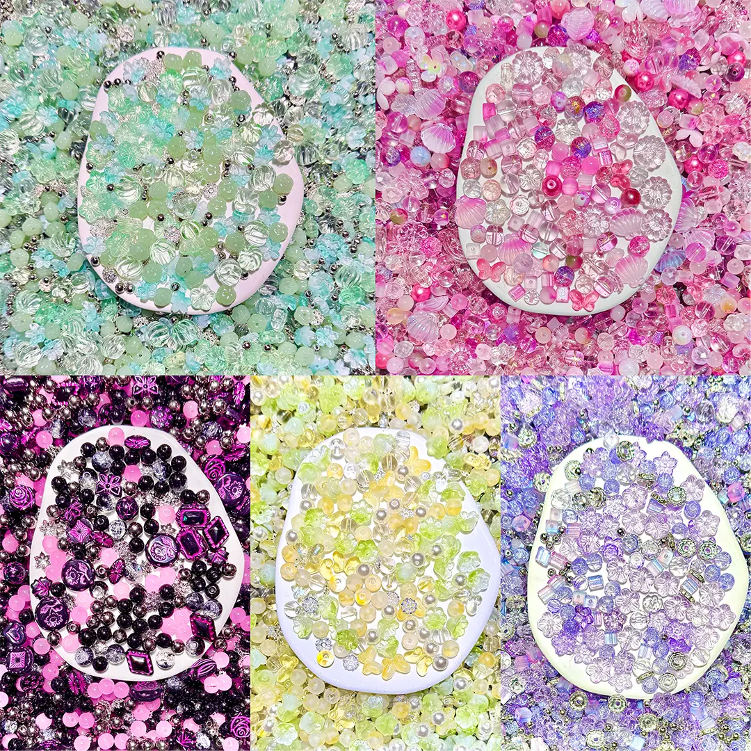 Glass-Colored Gachapon for Keychain/Bracelet/Necklace- Open in live - Image 2