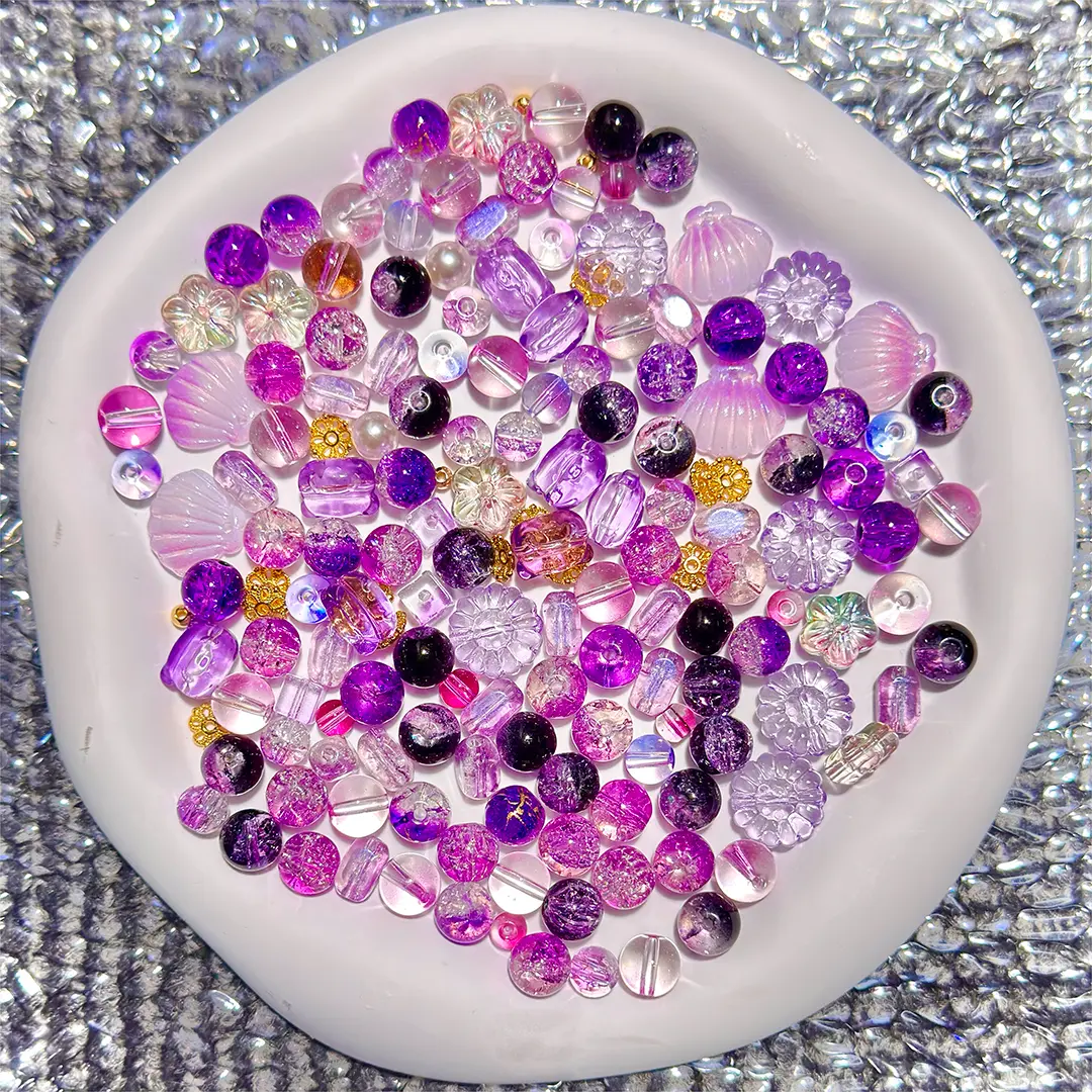 Glass-Colored Gachapon for Keychain/Bracelet/Necklace- Open in live - Image 5